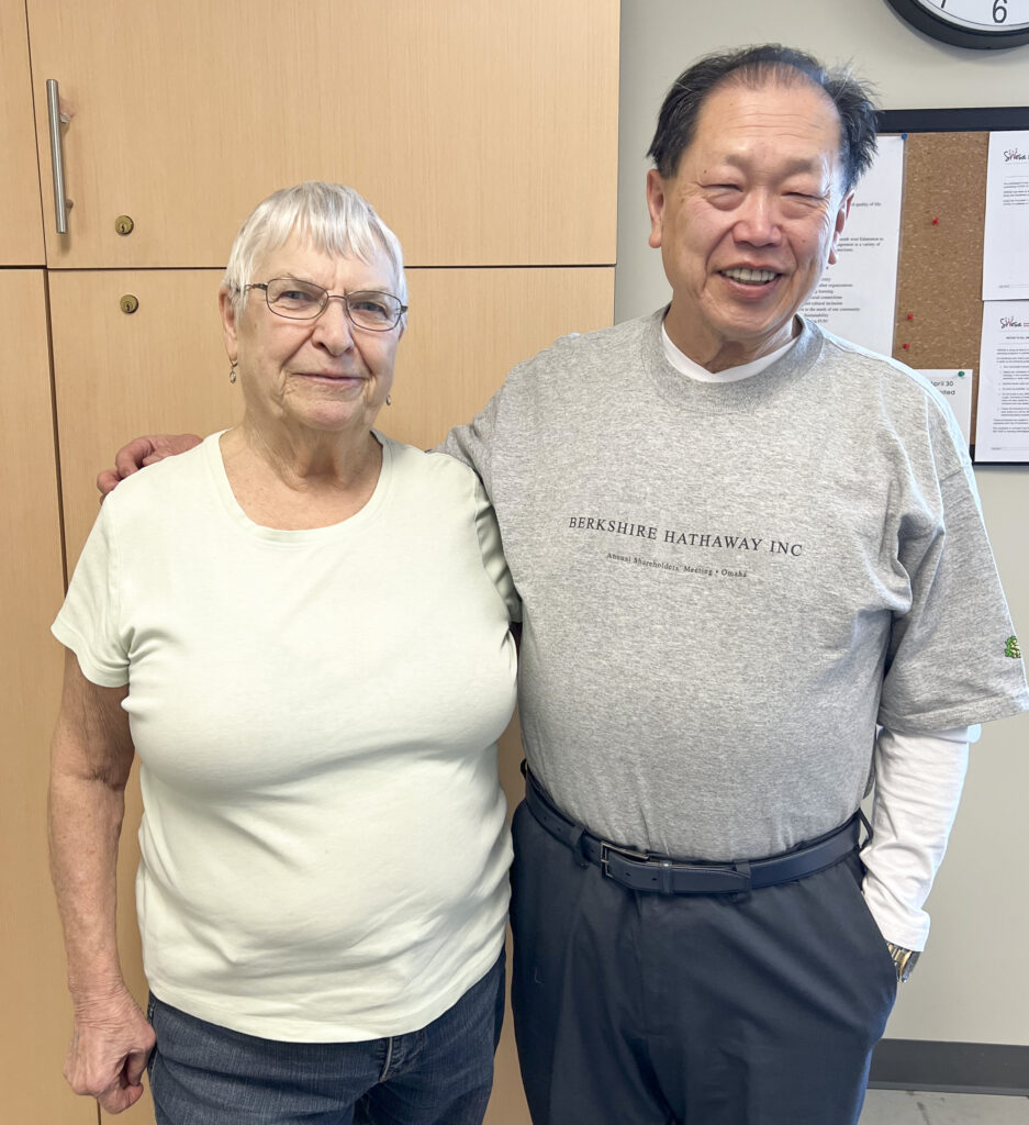 Shirley and James were volunteers at the 2022 casino